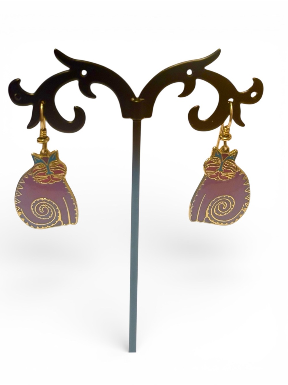 Tory Burch Vintage Mythical Cat Earrings - like new